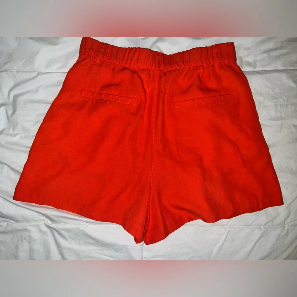 Zara Orange Shorts Size Small - Picture 7 of 9